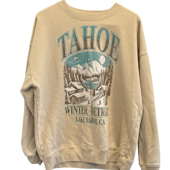 State of Mind Other - State of Mine Size Large Sweatshirt Tahoe Winter Retreat Tahoe, CA